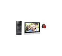 Byron Interphone vidéo filaire DIC-24112 – Écran tactile 7" – 6 badges RFID inclus