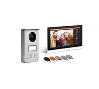 Interphone vidéo filaire avec badges SCS SENTINEL VisioDoor 7 RFID écran tactile 7 visi