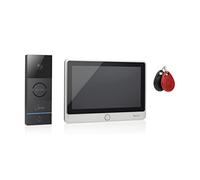 Byron Interphone vidéo filaire DIC-24112 – Écran tactile 7" – 6 badges RFID inclus