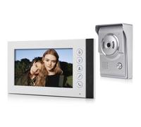 Interphone vidéo filaire écran 7"", caméra extérieure 700TVL, vision nocturne IR, portée jusqu’à 100 m