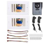 Interphone vidéo Gearwell, système de Porte câblé de 7 Pouces avec Audio bidirectionnel, entrée de Porte vidéo Interphone pour Les Bureaux des Maisons Villas