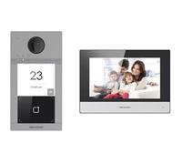 Interphone vidéo IP - HIKVISION - DS-KIS604-S - 7 pouces - Alimentation filaire - Mémorisation des visiteurs
