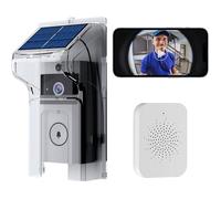Interphone vidéo sans fil avec caméra, autonomie longue, contrôle app, recharge solaire, usage extérieur