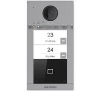 Hikvision Station de porte DS-KV8213-WME1(C) en métal, 2 boutons, pour villa