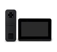 SCS Sentinel - Interphone Vidéo sans Fil Connecté HeyView Smart Air 7 Pouces - Plastique ABS - Moderne - Portée 350m Touches Tactiles - Contrôle Accès Maison Villa - Noir