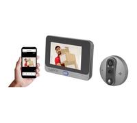 Sygonix Interphone vidéo IP Wi-Fi Caméra, Station intérieure vidéo gris