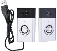 Interphone vocal sans fil T��ronnerie 2 voies avec 1* bouton d'unit ? ext?rieure 1* r?cepteur int?rieur Smart Home Security Door Cloches vous argent, argent