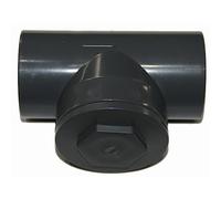 Interplast - ø50 Clapet à battant Pvc évacuation