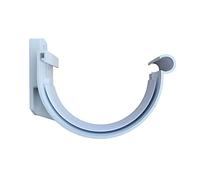 Interplast - jonction (crochet) pvc gouttiere 25 blanche à coller - gouttiere 12.5 cm