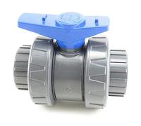 Interplast - Vanne PVC à boisseau sphérique 32 mm PN 16 (modèle 2020)