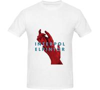 Interpol El Pintor Pop Men Crew Neck DTG Tee White Manches Courtes(X-Large)