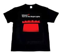 Interpol Turn on The Bright Lights Tee Rock Band shirtBlackXL