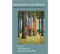 Interpretation and Method - SchwartzShea Peregrine University of Utah USA - Taylor amp Francis Ltd - Livre en Anglais - Hardback SchwartzShea Peregrine University of Utah USASchwartzShea Peregrine Uni