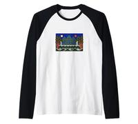Interprétation moderne du design coréen du soleil et de la lune à cinq pics Manche Raglan