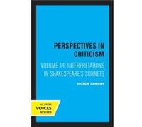 Interpretations in Shakespeares Sonnets by Hilton Landry Paperback Book Hilton Landry (Auteur)