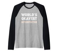 Interprète drôle du Monde Manche Raglan