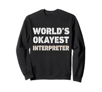 Interprète drôle du Monde Sweatshirt