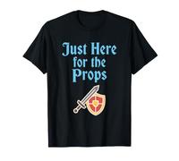 Interprète Just Here for The Props Costume Play T-Shirt