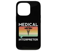 Interprète médical, Traduction linguistique, étudiant, Oral Coque pour iPhone 13 Pro