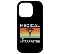 Interprète médical, Traduction linguistique, étudiant, Oral Coque pour iPhone 14 Pro