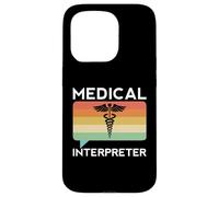 Interprète médical, Traduction linguistique, étudiant, Oral Coque pour iPhone 15 Pro