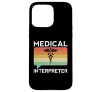 Interprète médical, Traduction linguistique, étudiant, Oral Coque pour iPhone 15 Pro Max