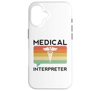Interprète médical, Traduction linguistique, étudiant, Oral Coque pour iPhone 16