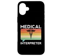 Interprète médical, Traduction linguistique, étudiant, Oral Coque pour iPhone 16 Plus