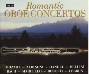 Interprètes divers - Concertos romantiques pour hautbois - Oeuvres de Mozart, Bach, Haendel, Salieri, Bellini, Rosetti...