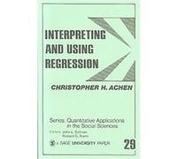 Interpreting and Using Regression Christopher H. Achen (Auteur)