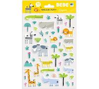 Interprint Puffy Sticker BeBe Kids Safari