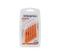 Interprox Brosse Interproximal Plus (Paquet de 6) 0.7mm (Super Micro) Orange