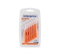 INTERPROX PLUS - Supermicro 0.7 - Brossettes Interdentaire - Fibres en Tynex - Orange - Blister de 6 unités