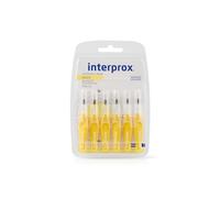 INTERPROX - Mini 1.1 - Brossettes Interdentaires - Fibres en Tynex - Jaune - Blister de 6 unités
