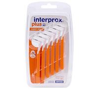 INTERPROX PLUS - Supermicro 0.7 - Brossettes Interdentaire - Fibres en Tynex - Orange - Blister de 6 unités