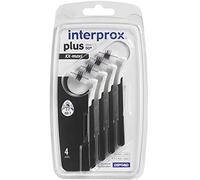 INTERPROX - Plus Xx-Maxi 2.9 - Brossette Dentaire - Fibres en Tynex - Noir - 4 Brossettes par Unité