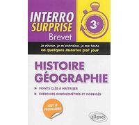 Interro Surprise Brevet Histoire Géographie Troisième de Audrey Longprès-Raillot (2014) Broché
