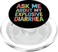 Interrogez-Moi de manière Amusante sur ma diarrhée Explosive PopSockets PopGrip pour MagSafe