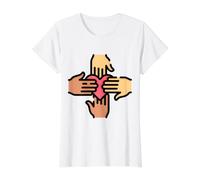 Interrogez-Moi sur la cohésion - l'amour, la Paix, l'unité, Le Respect T-Shirt Graphique avec Valeur