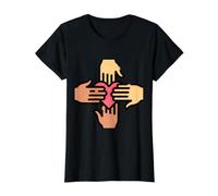 Interrogez-Moi sur la cohésion - l'amour, la Paix, l'unité, Le Respect T-Shirt Graphique avec Valeur