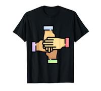 Interrogez-Moi sur la cohésion - l'amour, la Paix, l'unité, Le Respect T-Shirt Graphique avec Valeur