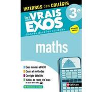 Interros des Collèges Maths 3e Lucie-Anne Billy (Auteur), Axelle Bezard-Falgas (Auteur)