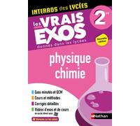 Nathan – Physique-Chimie Seconde – Interros des lycées 2de – Programme 2025-2026 – +100 ex. corrigés