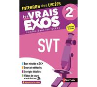 SVT Seconde – Interros des lycées 2de (Programme 2025-2026) – + de 100 exercices corrigés – Nathan