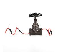 Interrupteur 1/2 Inch Stop Valve Light Switch, Iron Vintage Valve Switch, Retro Industrial Style Steampunk Light Switch with Wire for Water Pipe Lamp Retro Table Lamp