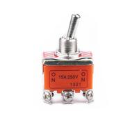 Interrupteur 15A 250VAC 6PIN ON-ON E-TEN1321 Interrupteur à bascule Interrupteur à bascule L'interrupteur d'alimentation 1pcs(No Cap)