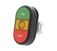 Interrupteur 1SFA611132R1103 : double tige 22 mm. Pos : 1 rouge/vert MLB-1 IP...