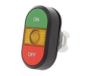 Interrupteur 1SFA611132R1103 : double tige 22 mm. Pos : 1 rouge/vert MLB-1 IP...