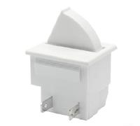 Interrupteur 2 broches pour réfrigérateur AC 250 V 5 A pour éclairage intérieur monté sur porte Activation à l'ouverture et à la fermeture (2 normalement fermés)