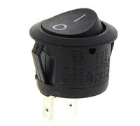 Interrupteur 2 cosses noir, RL3-5, marche-arrêt compatible centrale vapeur AEG, ELECTROLUX, H.KOENIG, QUIGG, ROBBY, SINGER.